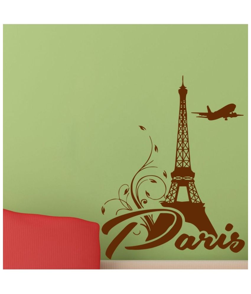     			Decor Villa Paris PVC Wall Stickers