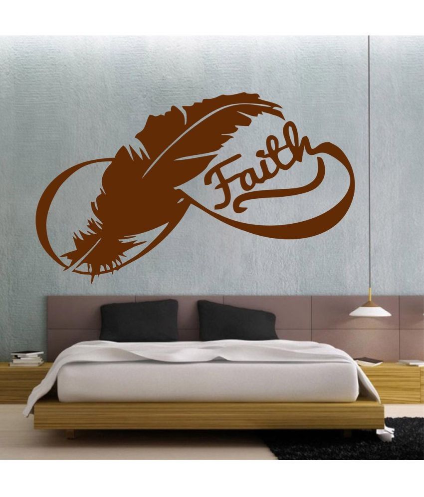     			Decor Villa Faith PVC Wall Stickers