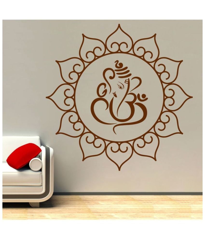     			Decor Villa Ganesh ji PVC Wall Stickers