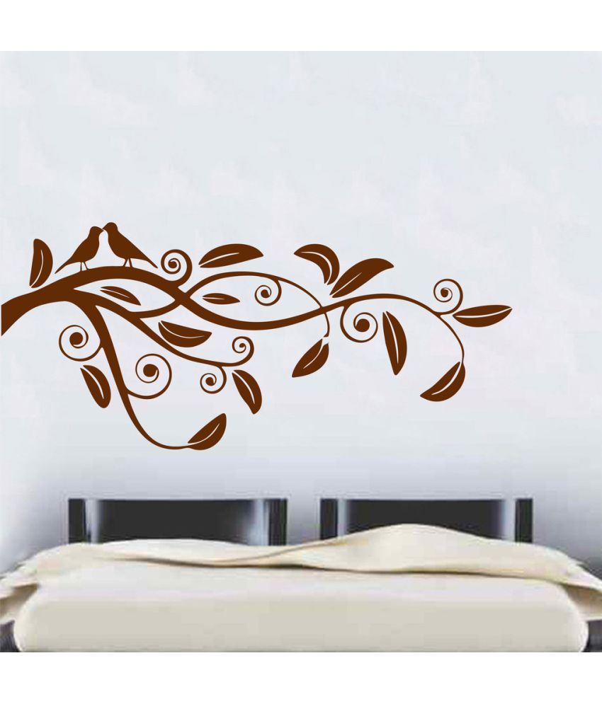     			Decor Villa My Love Bird PVC Wall Stickers