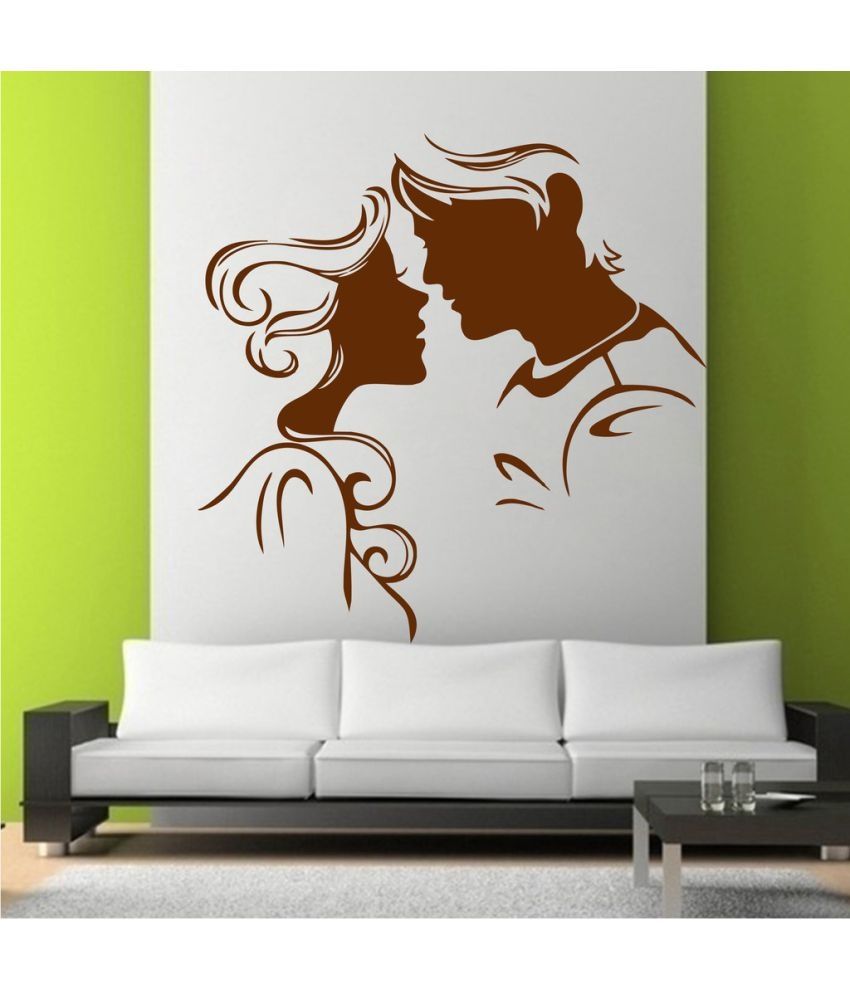     			Decor Villa Lucky Couple PVC Wall Stickers