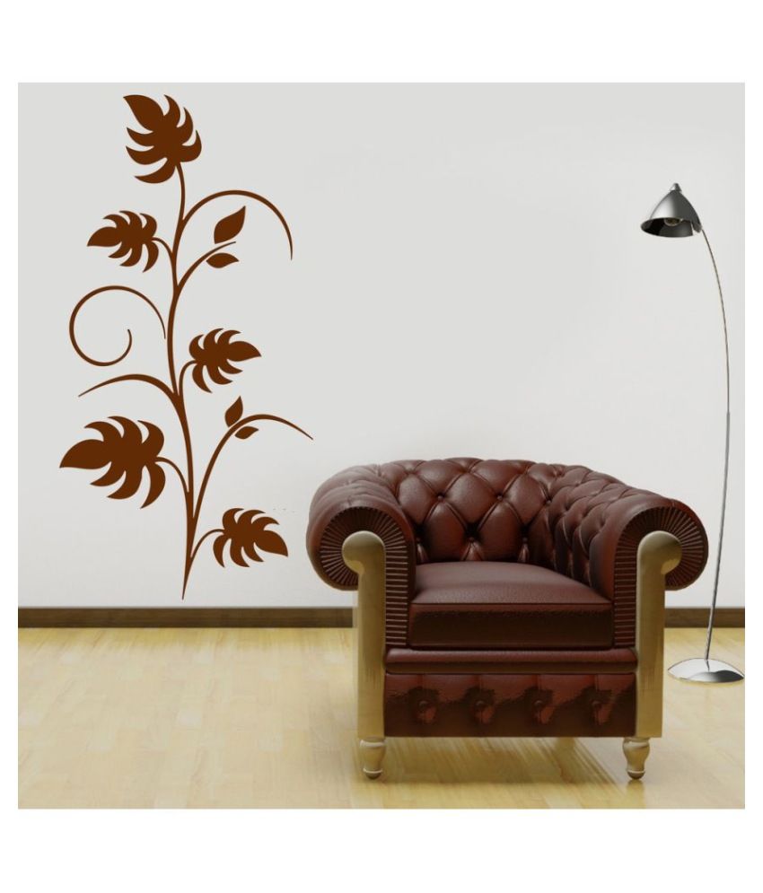     			Decor Villa Pretty Flower PVC Wall Stickers