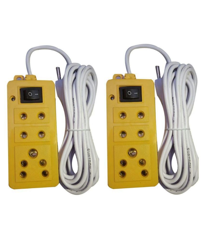 Buy LKC Small Extension Cord with 4 Yards Wire Pack of 2 Online at