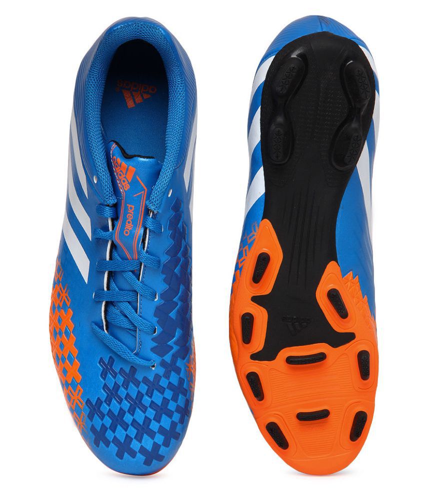Adidas Predito LZ TRX FG Football Shoes/ Studds Unisex Blue: Buy Online ...