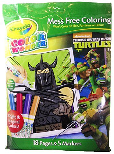 Crayola Color Wonder Mess Free Coloring Teenage Mutant Ninja Turtles: Buy Online at Best Price ...