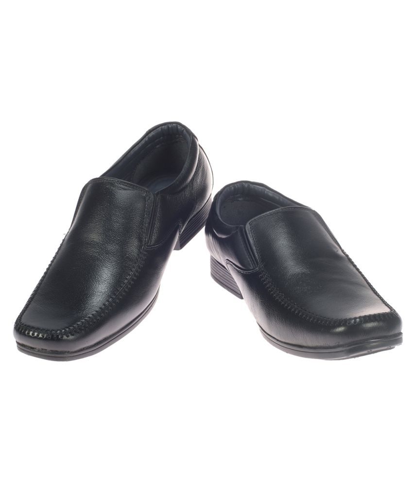 khadims formal black shoes