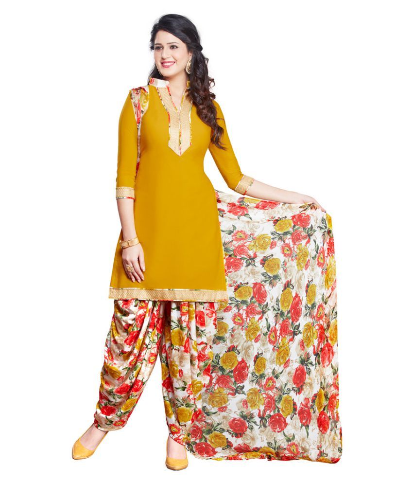 synthetic salwar material