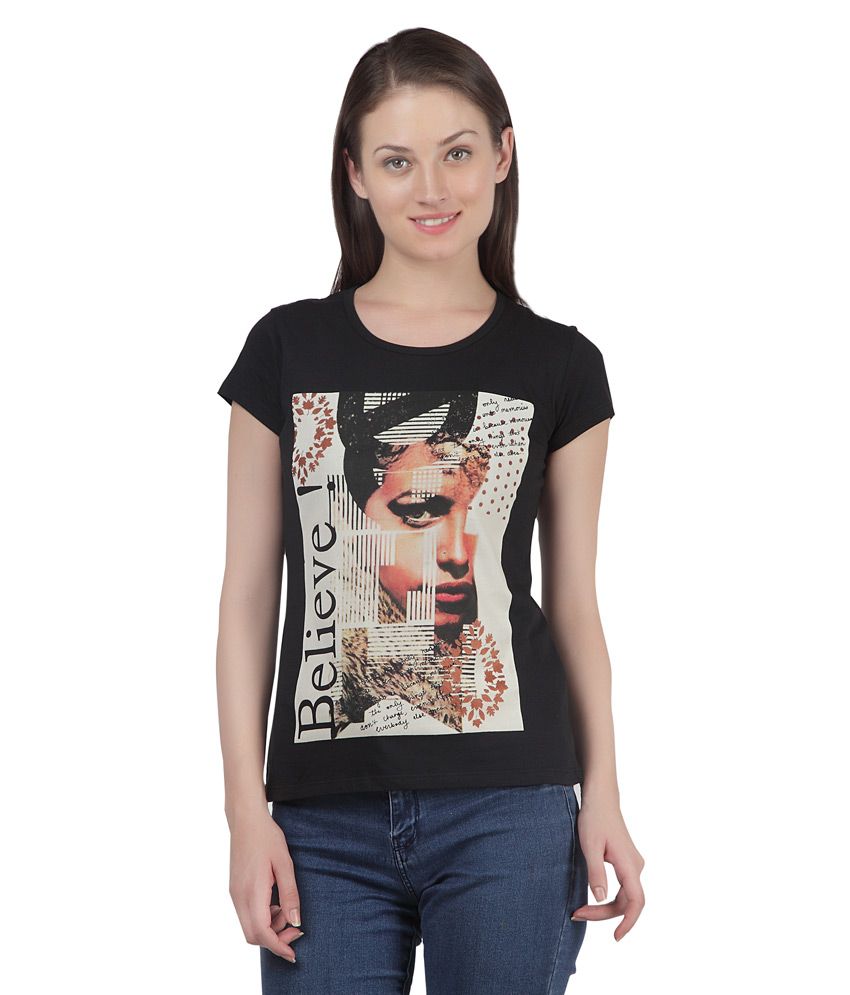 Buy DJ\u0026C By Fbb Black Printed Regular 