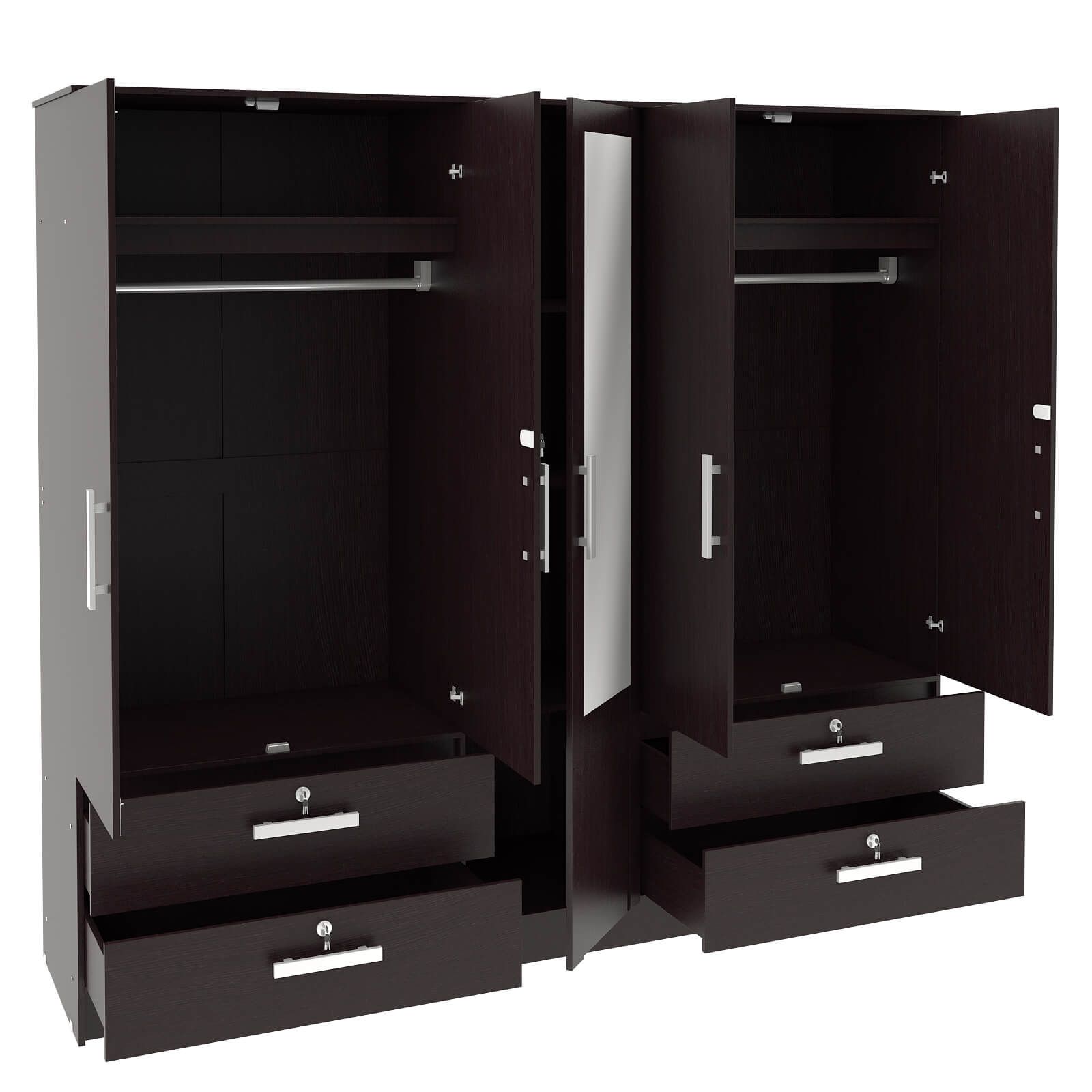 Housefull Bloom 5 Door Wardrobe Buy Online at Best Price in India on