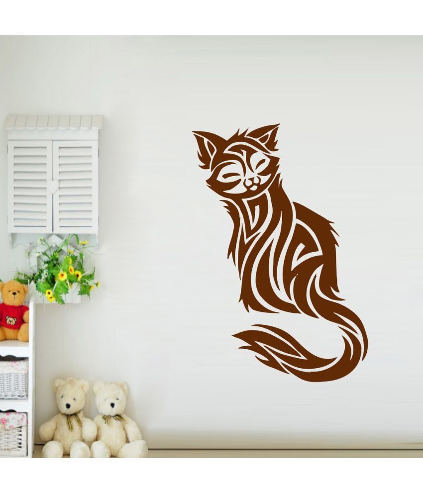     			Decor Villa Cat PVC Wall Stickers