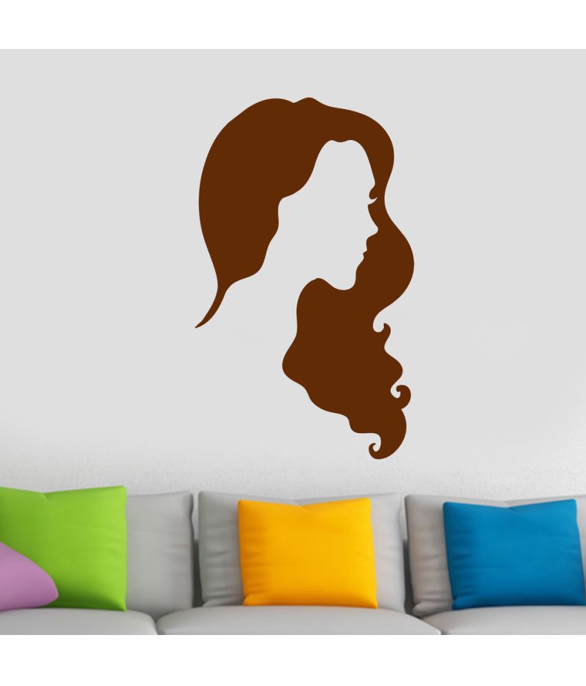     			Decor Villa Girl PVC Wall Stickers