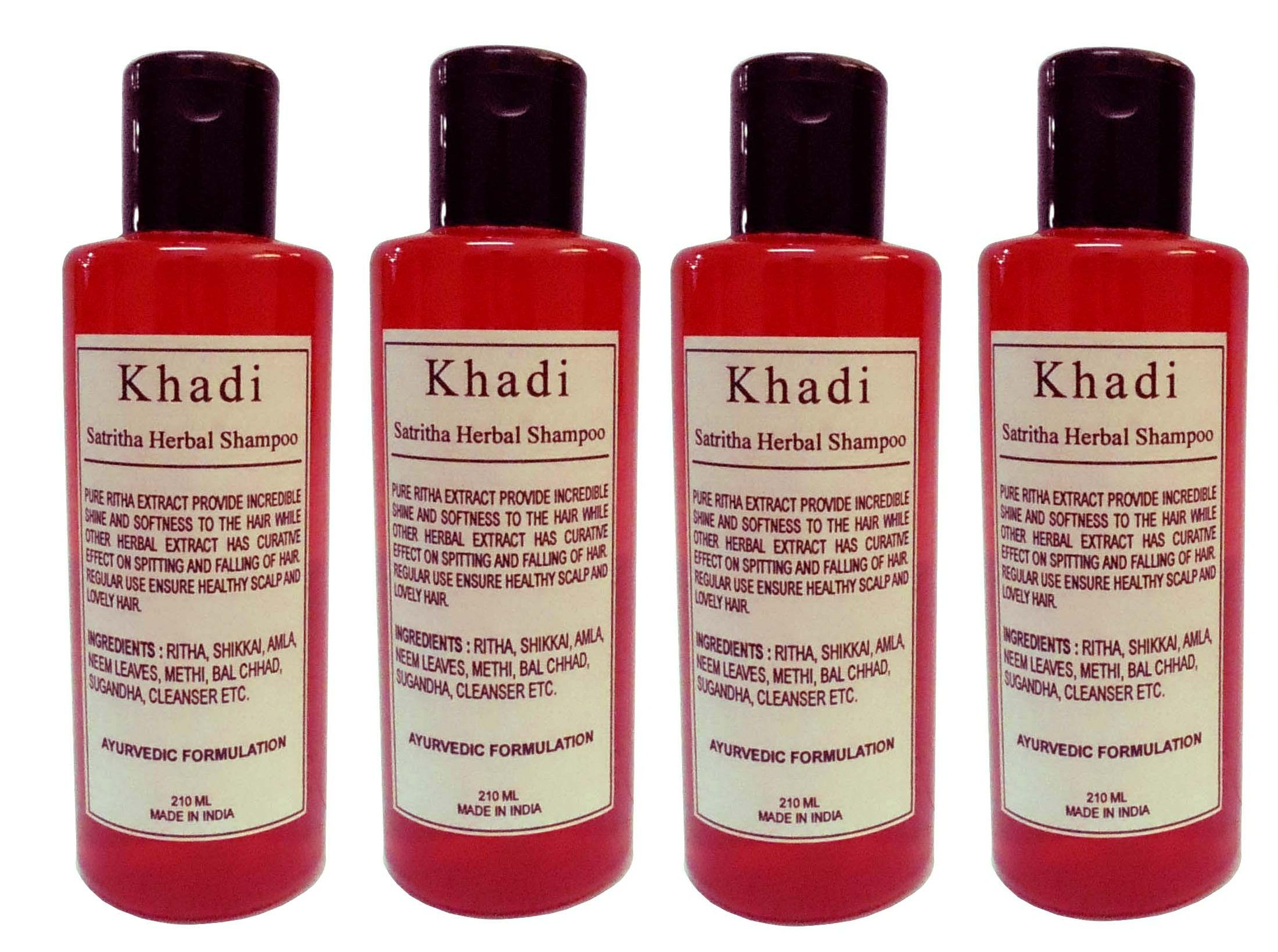     			Khadi Herbal Satritha Shampoo 210 ml Pack of 4