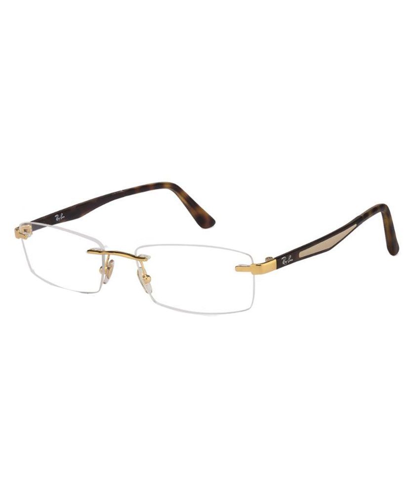 Ray-Ban Brown Square Spectacle Frame Rx 6326 2500 52