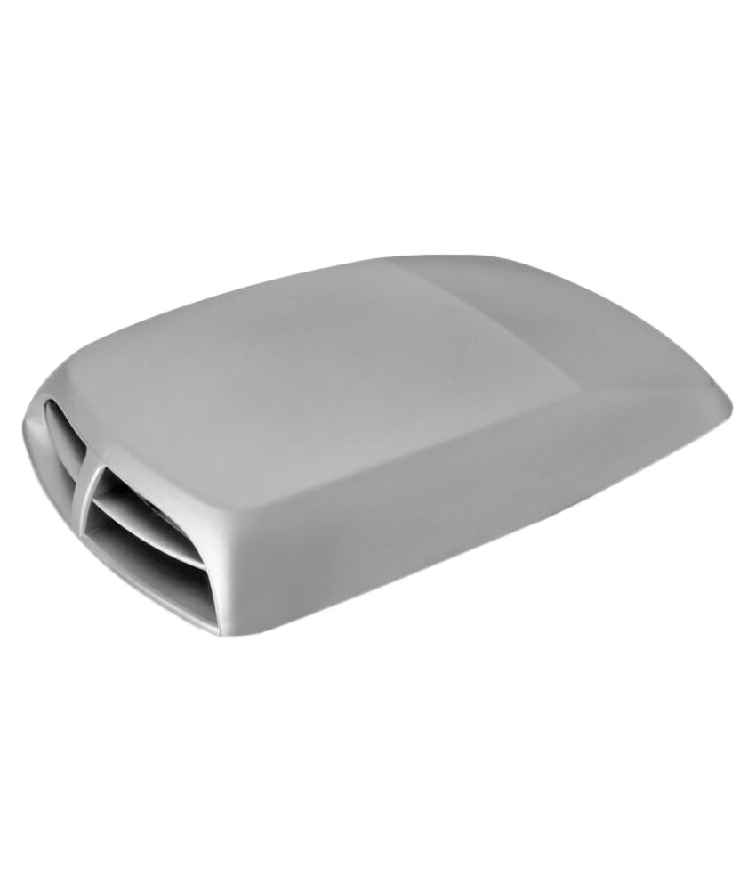 Speedwav Car Double Vent Air Intake Scoop Silver Buy Speedwav