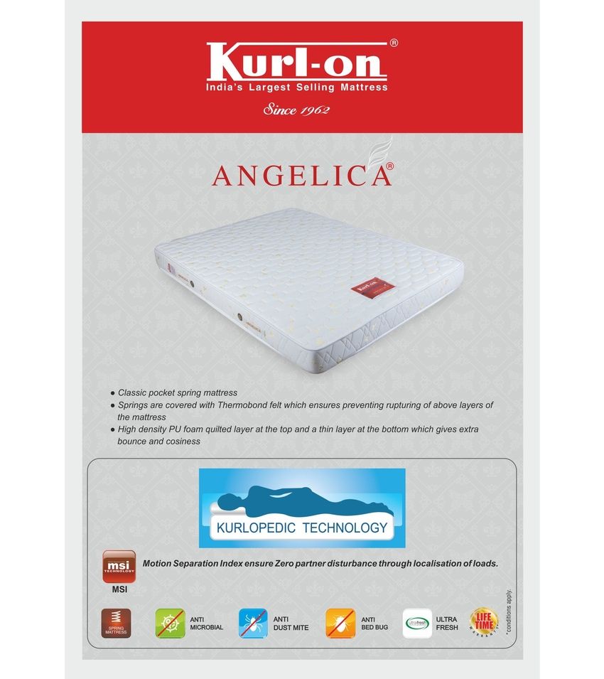 Kurlon Angelica Spring 6 Inches Mattress Single Buy Kurlon Angelica Spring 6 Inches Mattress