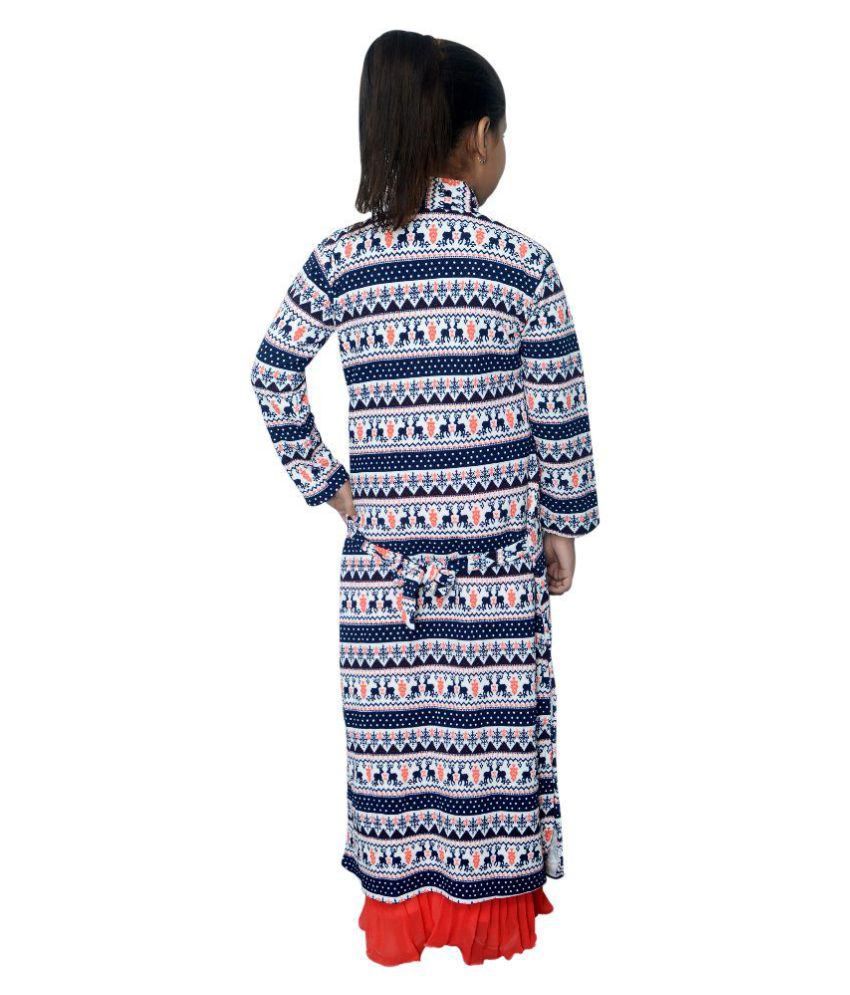 Sky Heights Multicolour Cotton Blend Plazzo Dress Buy Sky Heights Multicolour Cotton Blend 