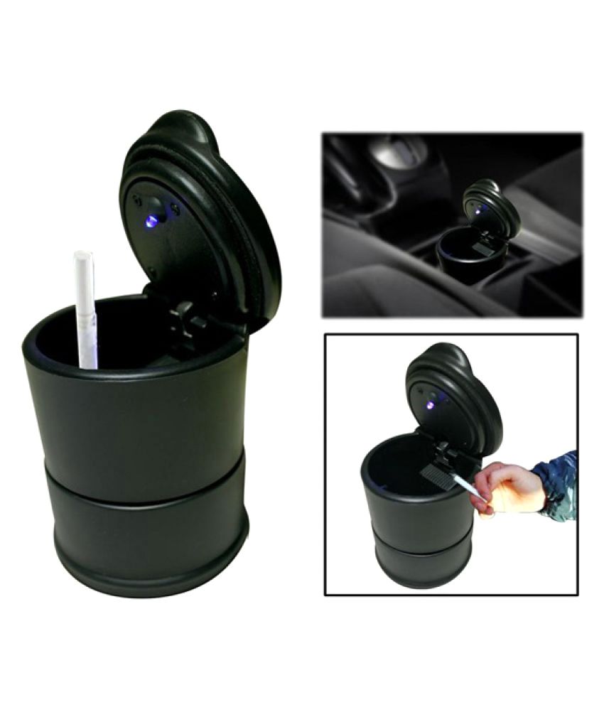 Takecare Black Car Ashtray with LED Light Buy Takecare Black Car