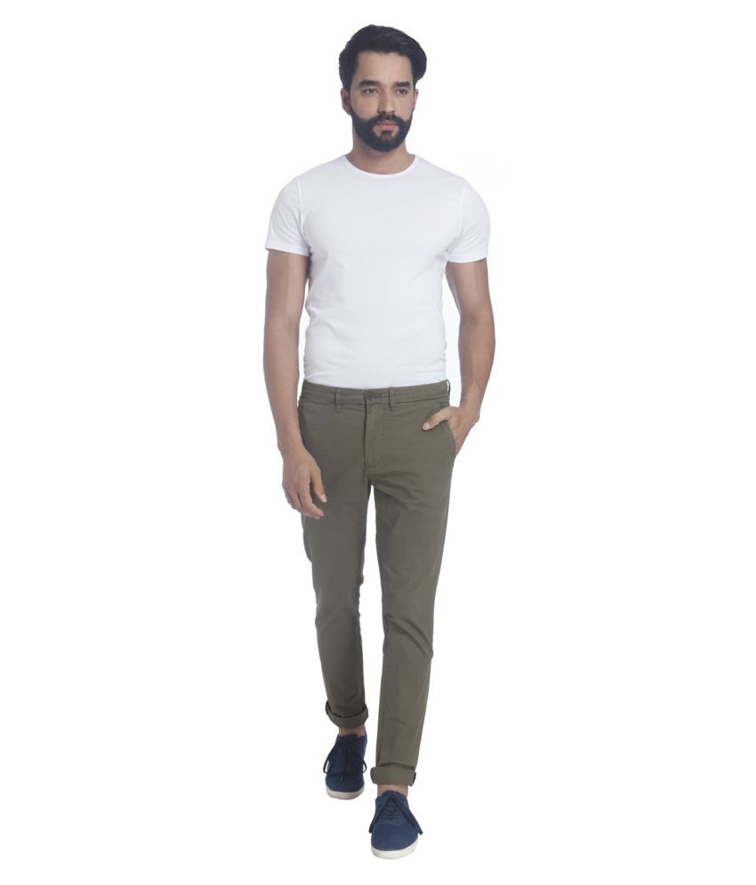 olive green trouser pants