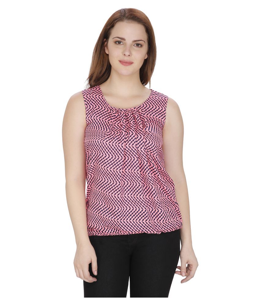 Rashi Creation Multicolor Poly Crepe Regular Tops - Buy Rashi Creation ...