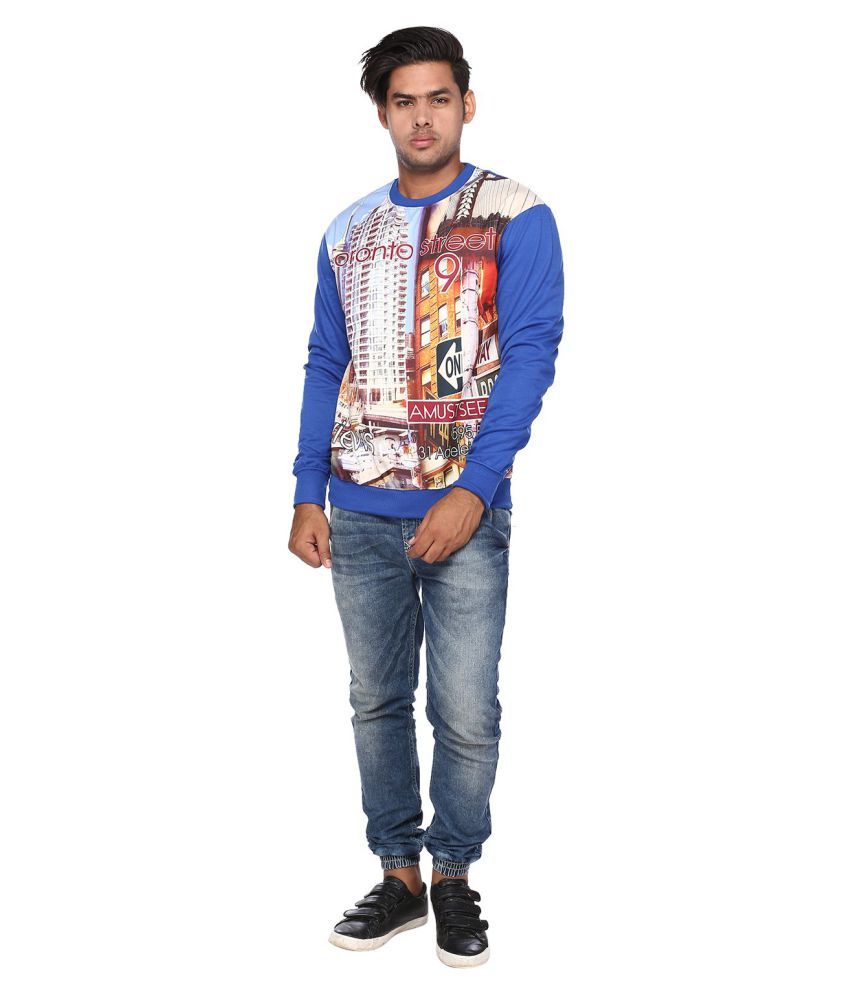 Vishal Mega Mart Blue Sweatshirt Buy Vishal Mega Mart Blue Sweatshirt