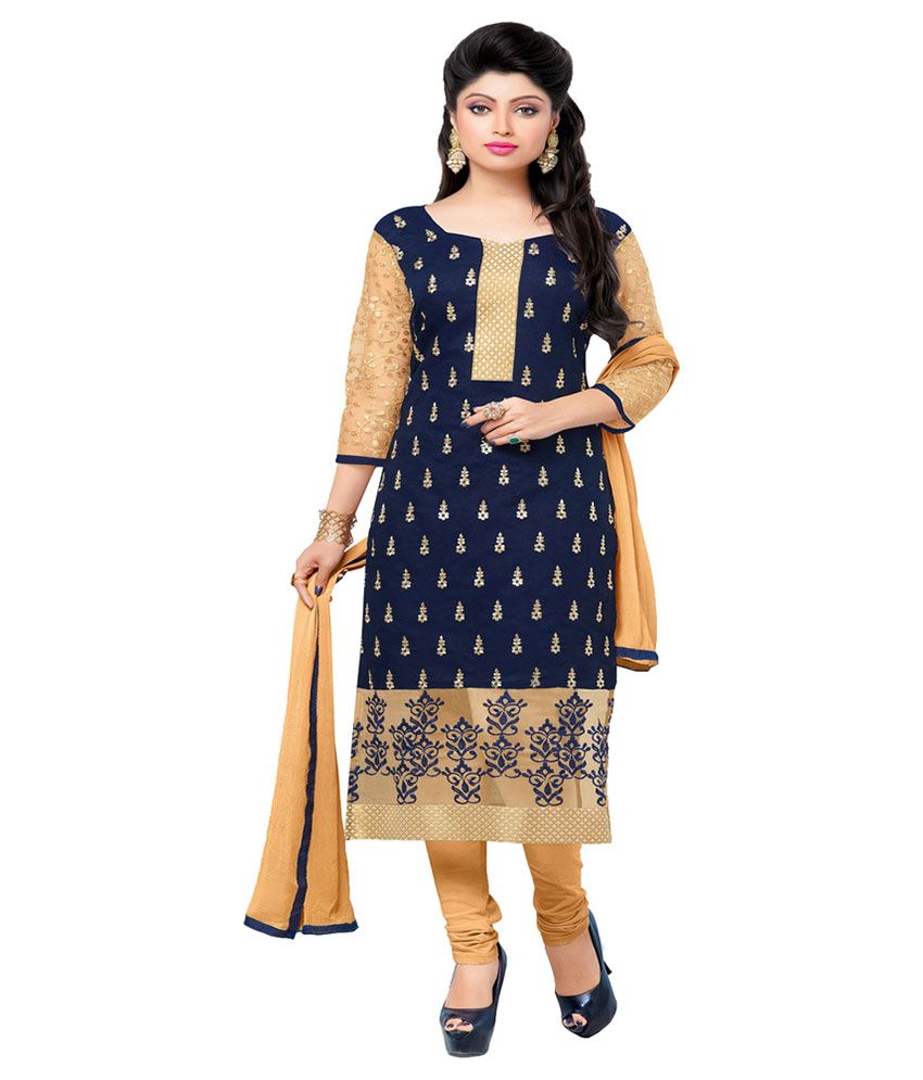 chanderi gown