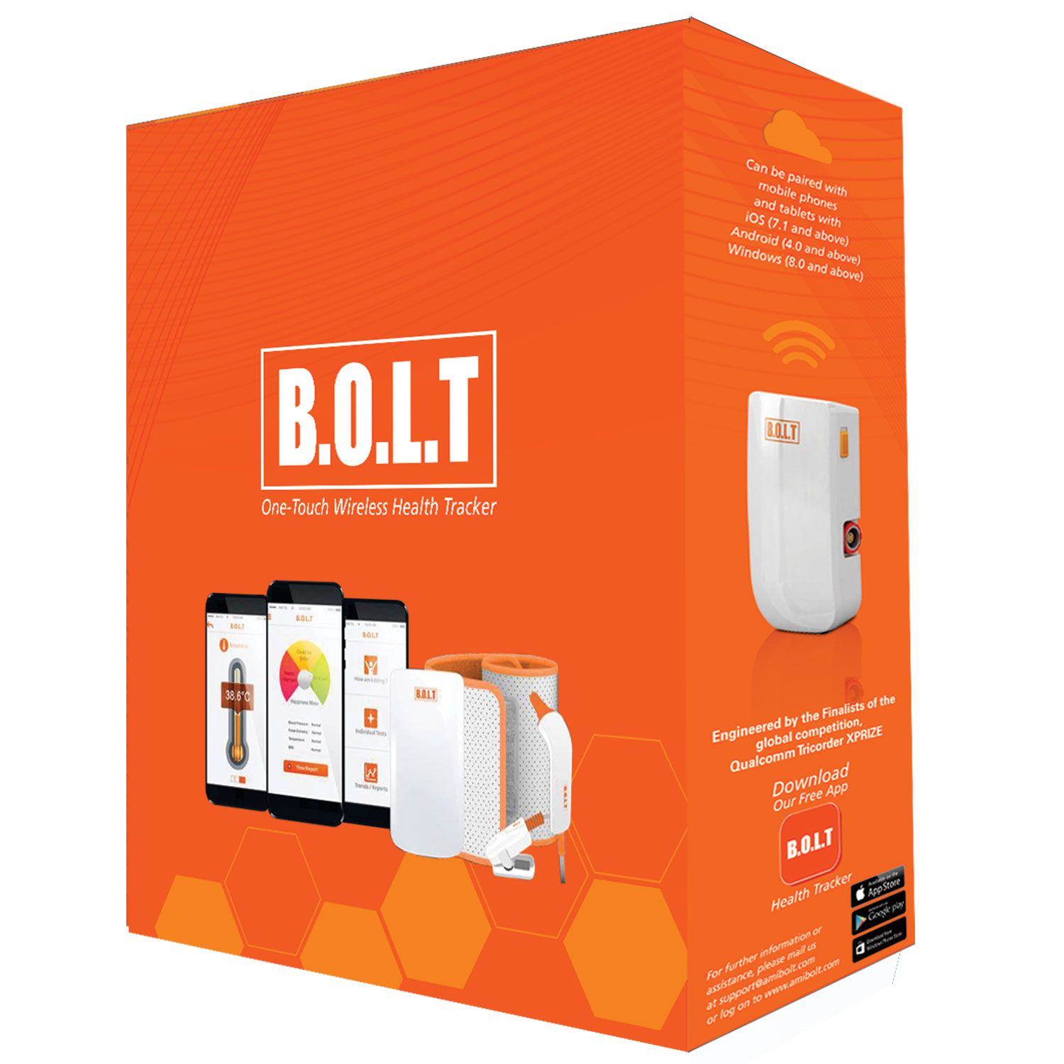 B.O.L.T VA01 One Touch Wireless Health Tracker