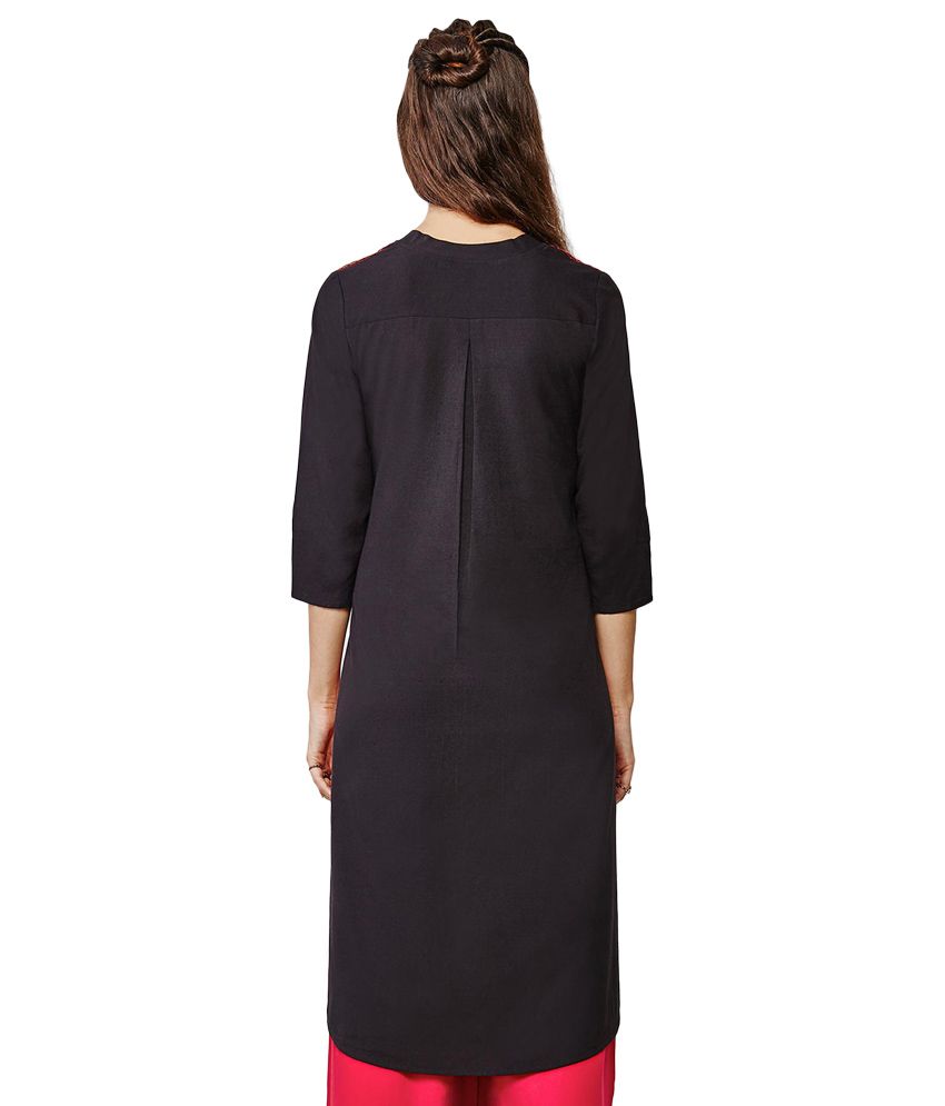 global desi black kurta