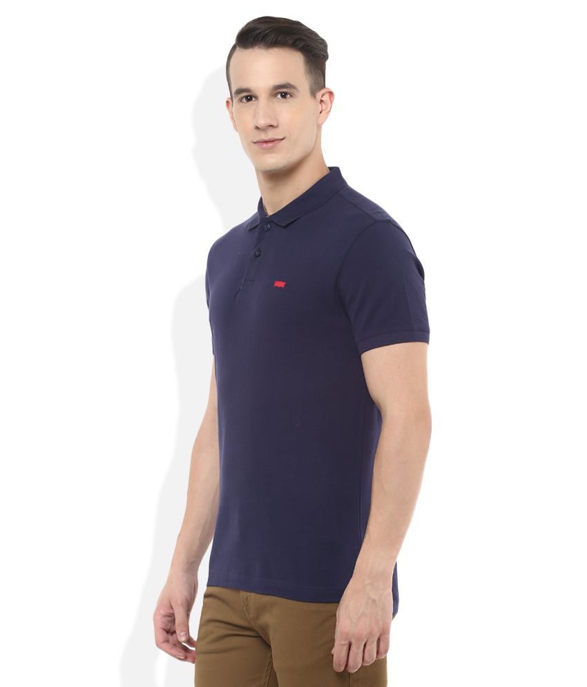 Levis Blue Polo Neck T Shirt - Buy Levis Blue Polo Neck T Shirt Online ...