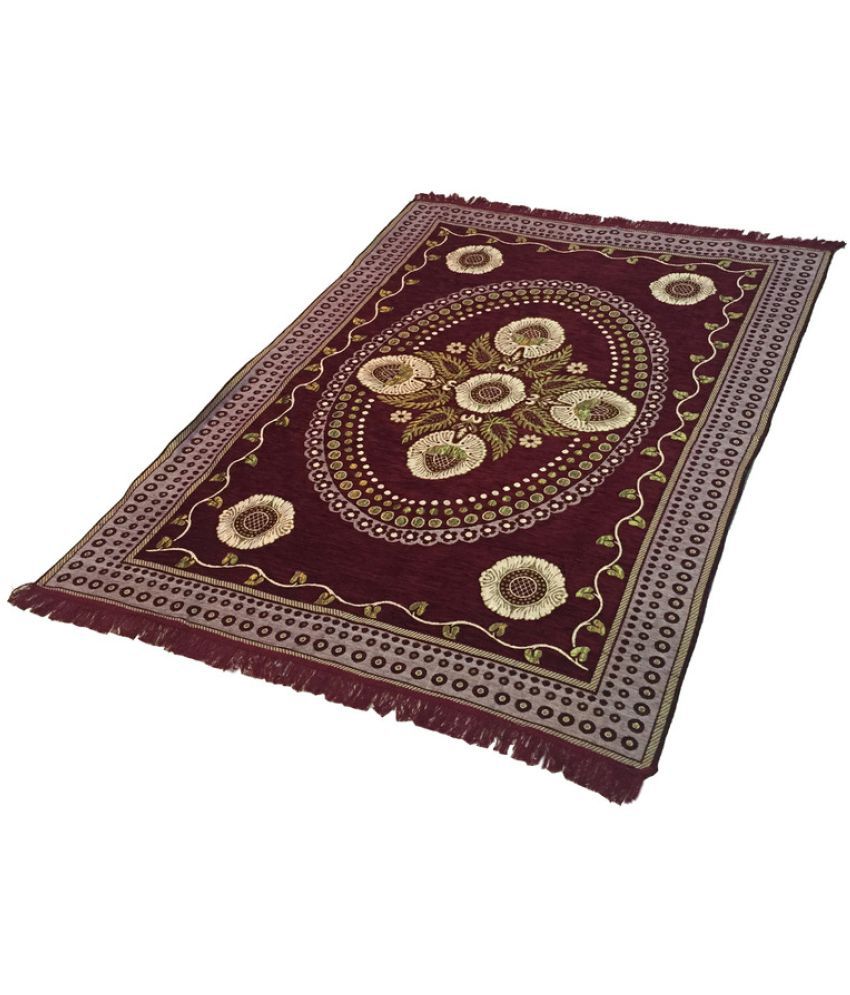     			Aazeem Multi Polyester Carpet Floral