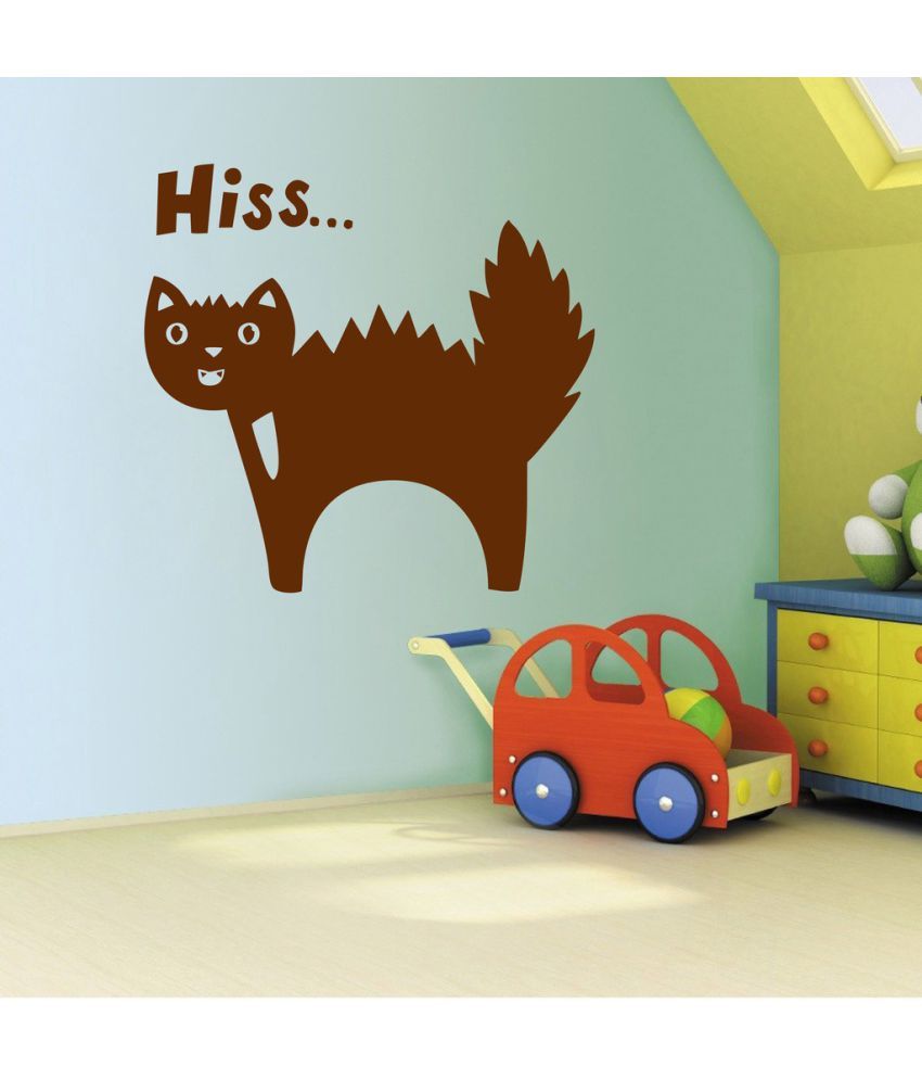     			Decor Villa Cat PVC Wall Stickers