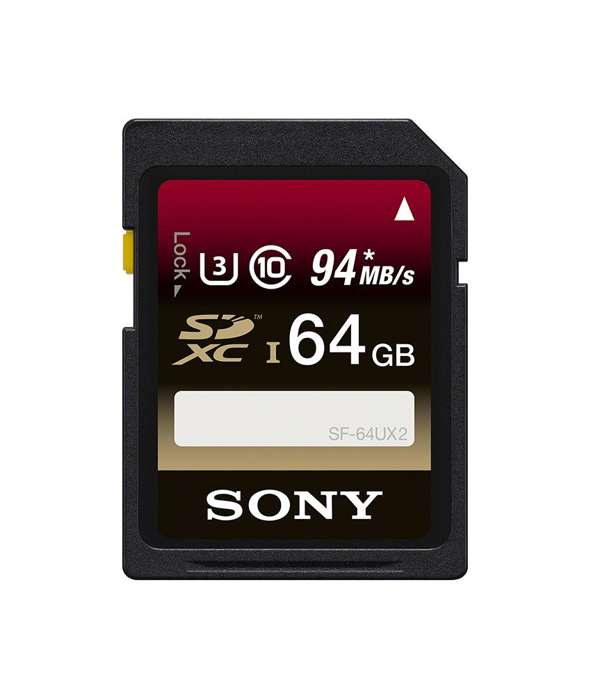     			Sony 64GB SD Class 10 94 MB/s UHS-1 High Speed Memory Card (SF-64UX2)