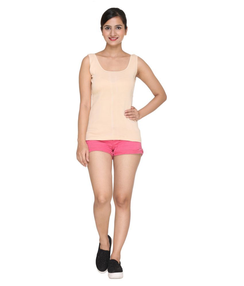 Buy Top Undergarment Multi Color Cotton Lycra Tanks Online At Best Prices In India Snapdeal 7311