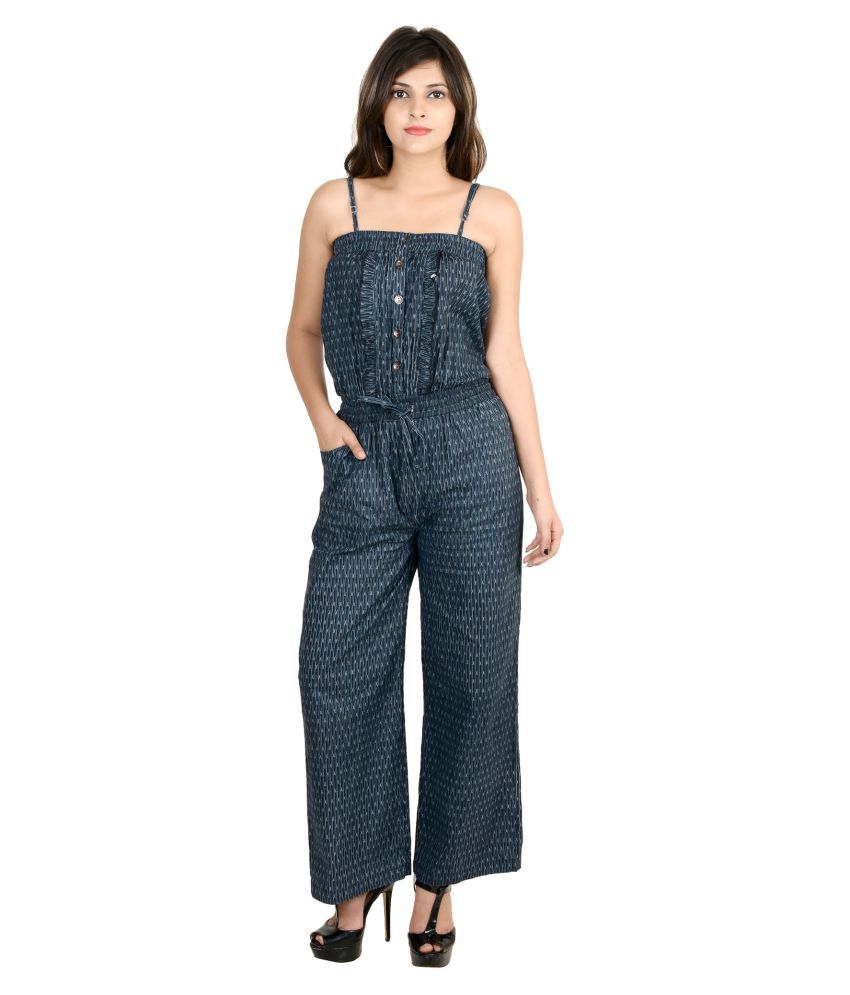 GOODWILL Green Cotton Jumpsuit - Buy GOODWILL Green Cotton Jumpsuit ...