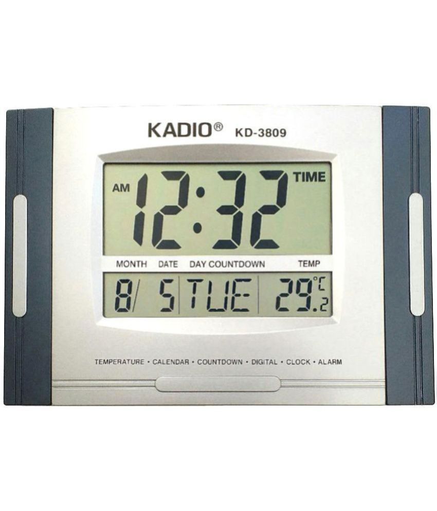 Ptcmart Rectangular Digital Wall Clock Kadio Buy Ptcmart Rectangular