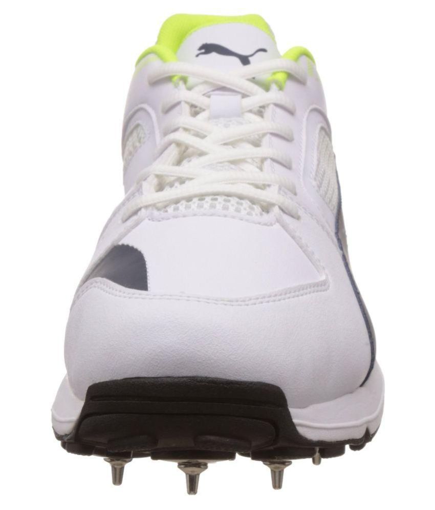 Puma White Cricket Shoes Buy Puma White Cricket Shoes Online at Best