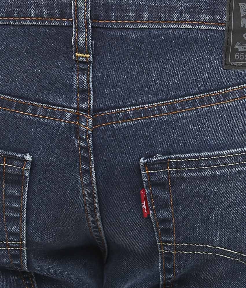 levis 65504 blue jeans