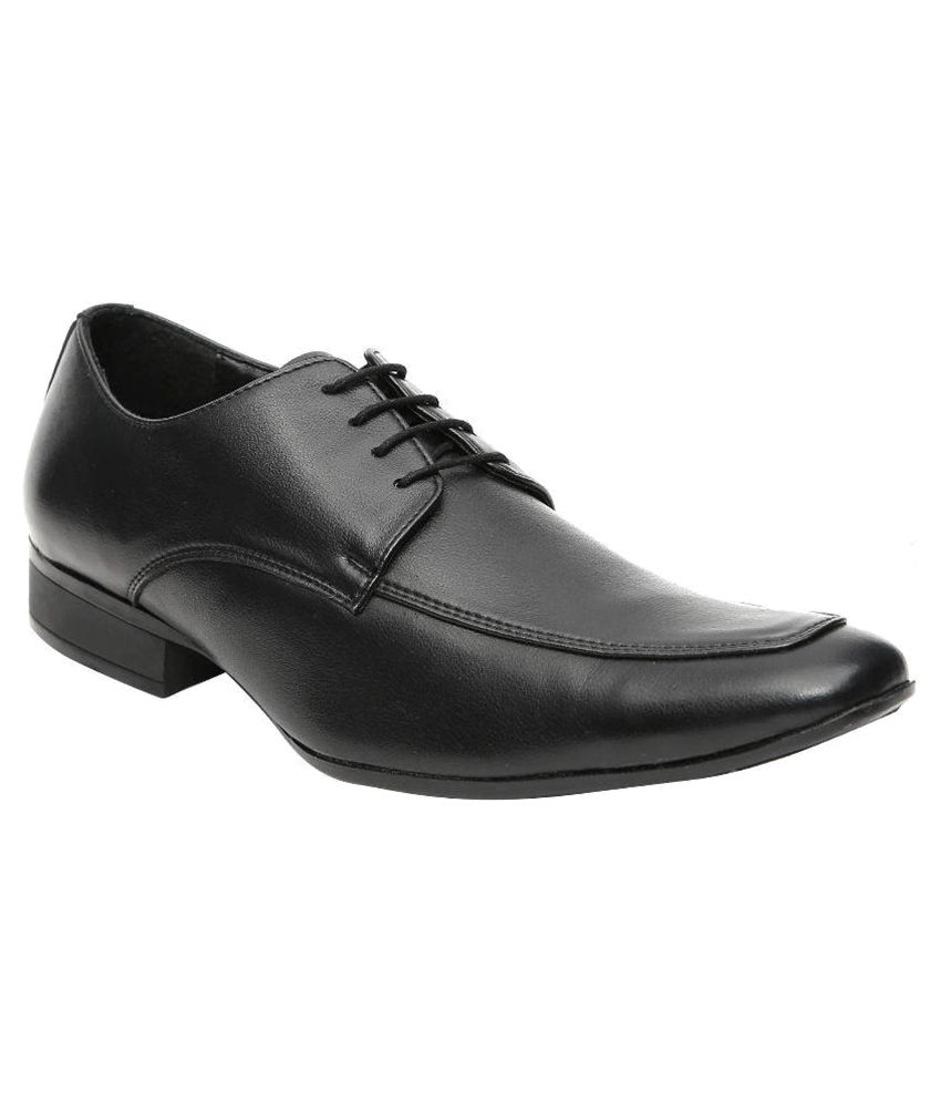 Nohide Black Office Artificial Leather Formal Shoes Price in India- Buy ...