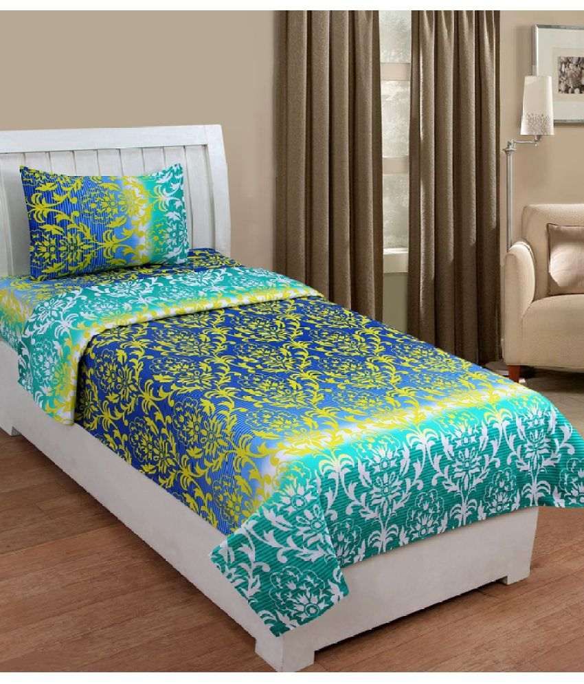 Home Solution Single Cotton Printed Bed Sheet Buy Home Solution Single Cotton Printed Bed