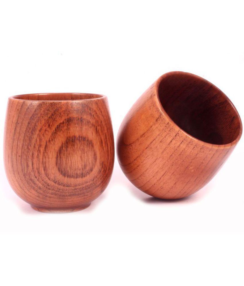 Ally Wooden Coffee Mug 2 Pcs 150 Ml Online At Best Price In Ally Wooden Coffee Mug 2 Pcs 150 Ml