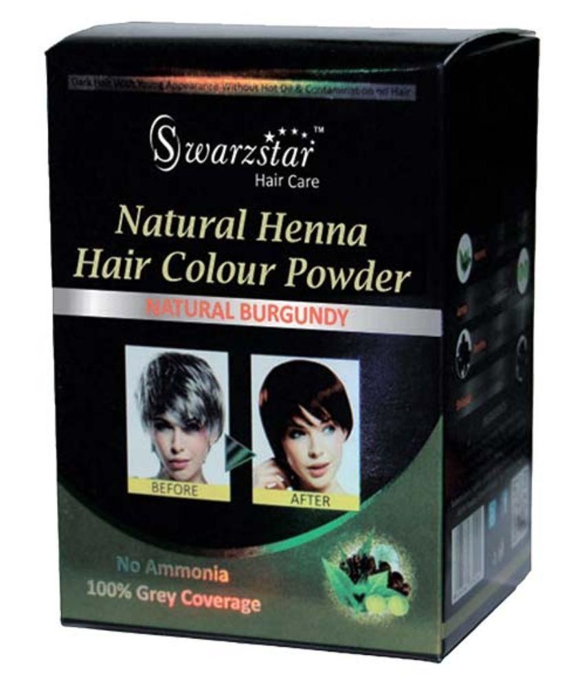 SWARZSTAR Natural Burgundy Henna Powder Henna 200 gm Buy SWARZSTAR