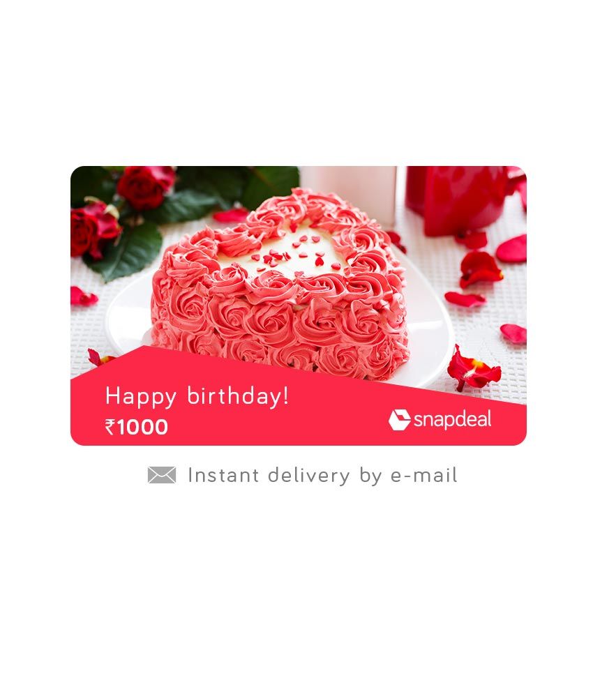 Snapdeal Birthday E-Gift Card - Buy Online on Snapdeal