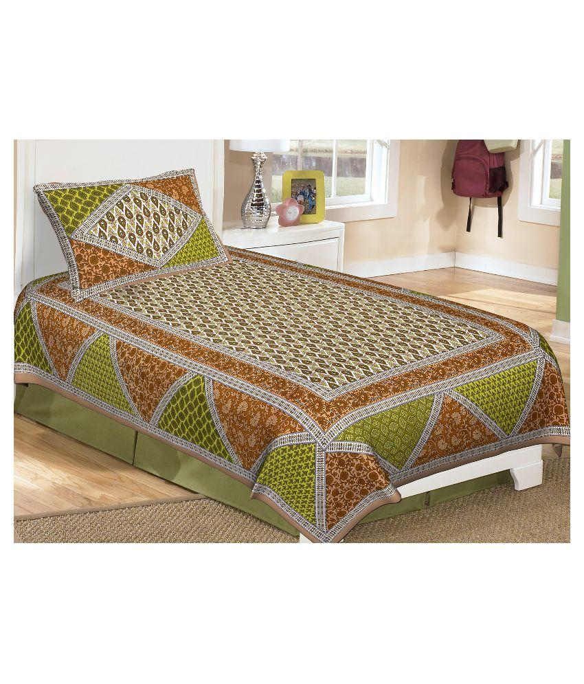 Metro Living Single Cotton Printed Bed Sheet Buy Metro Living Single