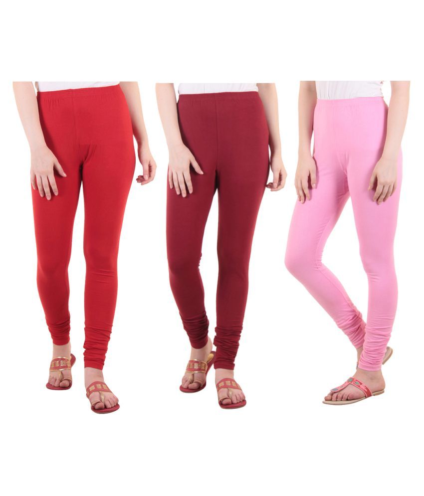     			Diaz Cotton Lycra Pack of 3 Leggings