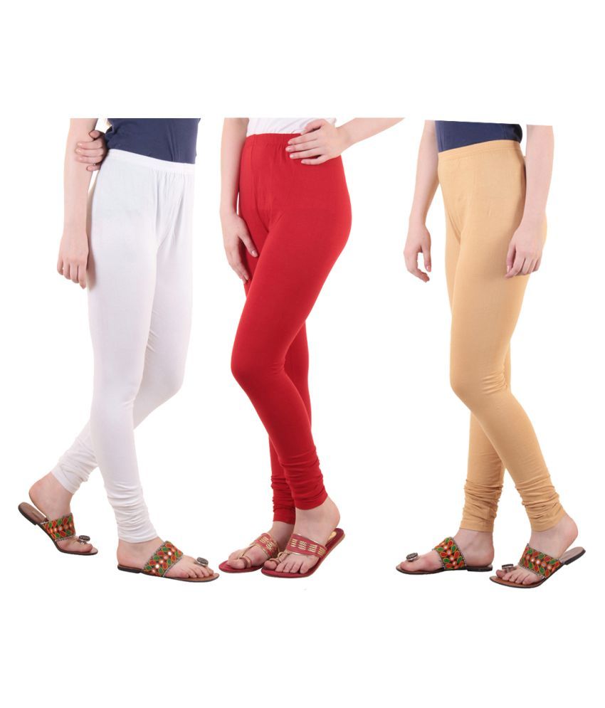     			Diaz Cotton Lycra Pack of 3 Leggings