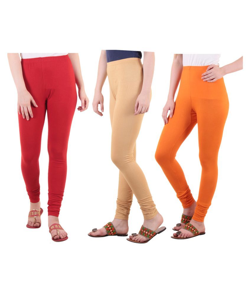     			Diaz Cotton Lycra Pack of 3 Leggings