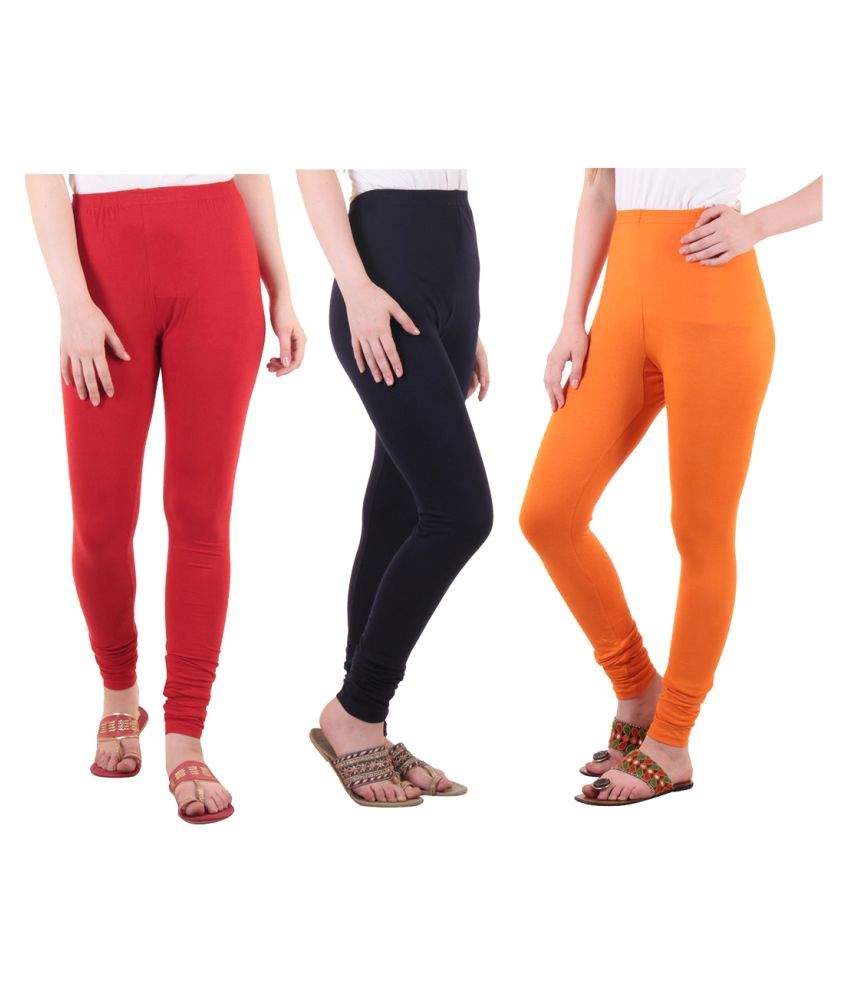     			Diaz Cotton Lycra Pack of 3 Leggings