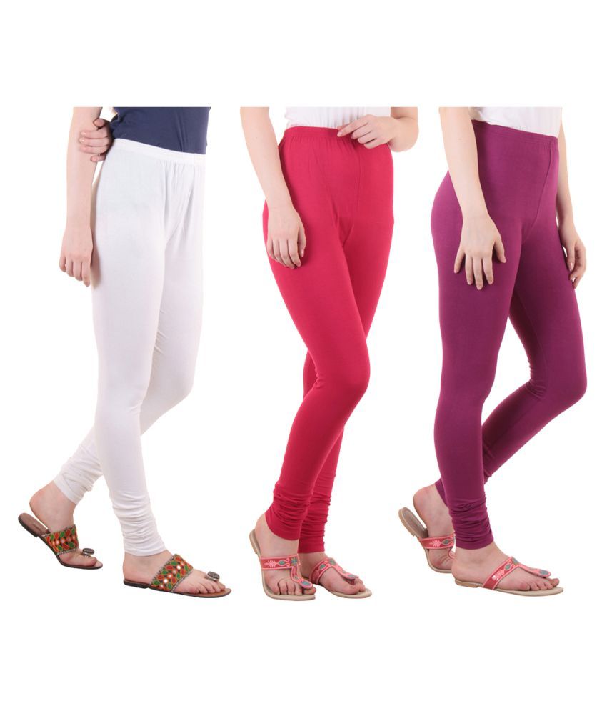     			Diaz Cotton Lycra Pack of 3 Leggings