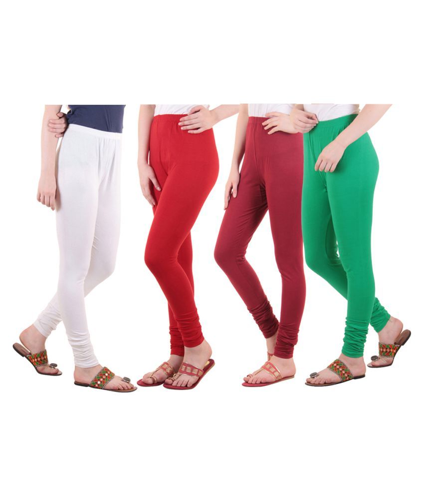     			Diaz Cotton Lycra Pack of 4 Leggings