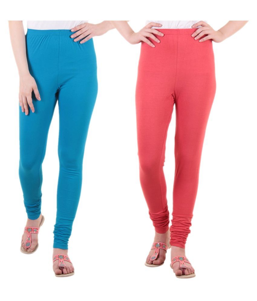     			Diaz Cotton Lycra Pack of 2 Leggings