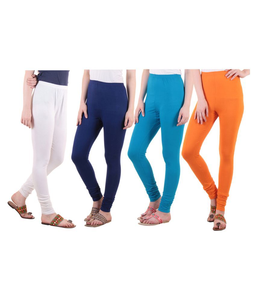     			Diaz Cotton Lycra Pack of 4 Leggings